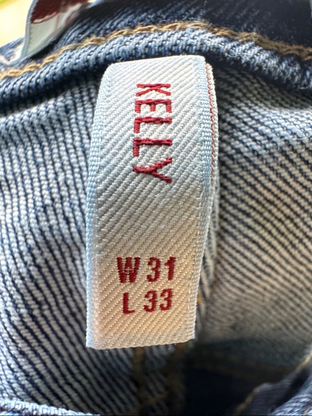 DRIFTWOOD Kelly Blue Embroidered Flare Jeans Size 31 x 32 Bootcut - Picture 12 of 12